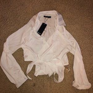Crop / Tie in front Top